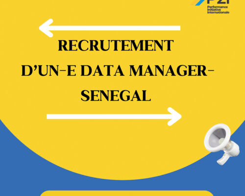  RECRUTEMENT D’UN-E DATA MANAGER-SENEGAL