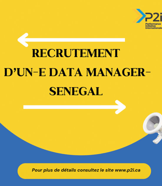  RECRUTEMENT D’UN-E DATA MANAGER-SENEGAL